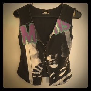 Rare vintage Jonny Rock Misfits vest top